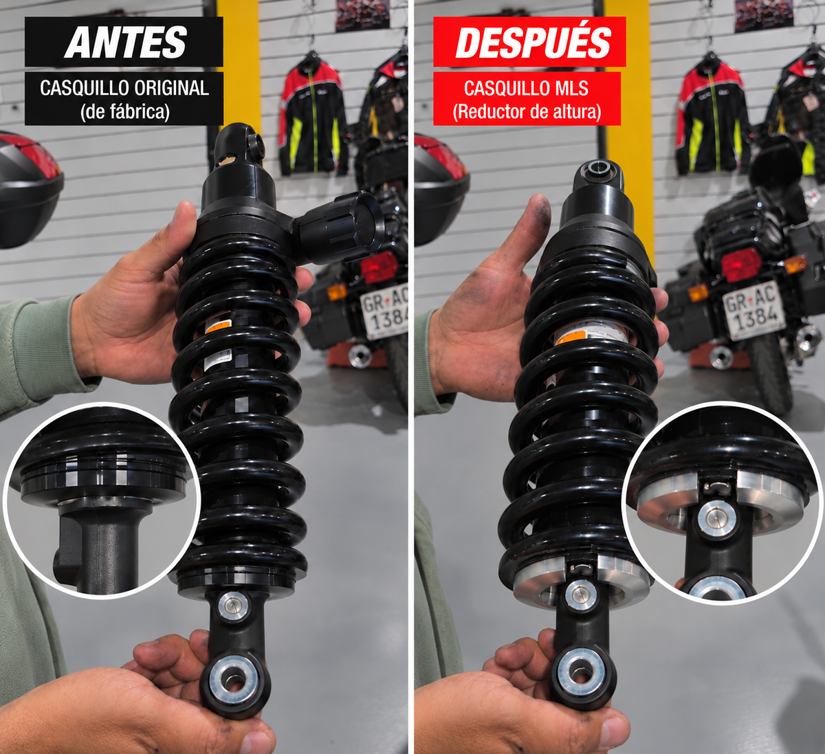 Reductor de Altura Voge 900 DSX | MLS – Baja hasta 6cm