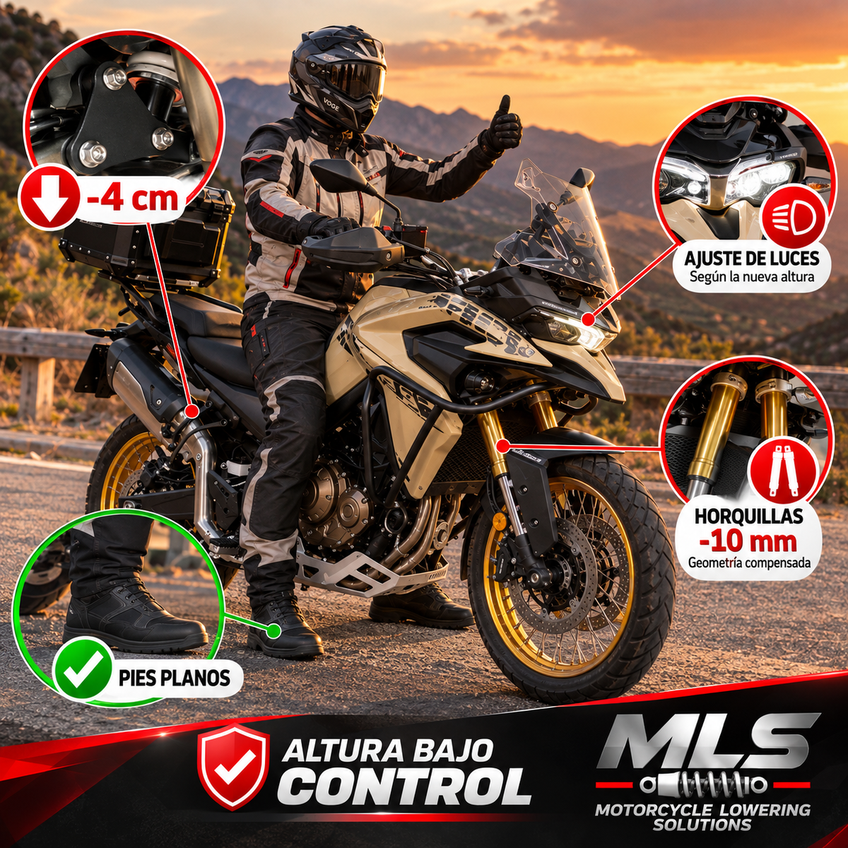 Reductor de altura VOGE 625DSX
