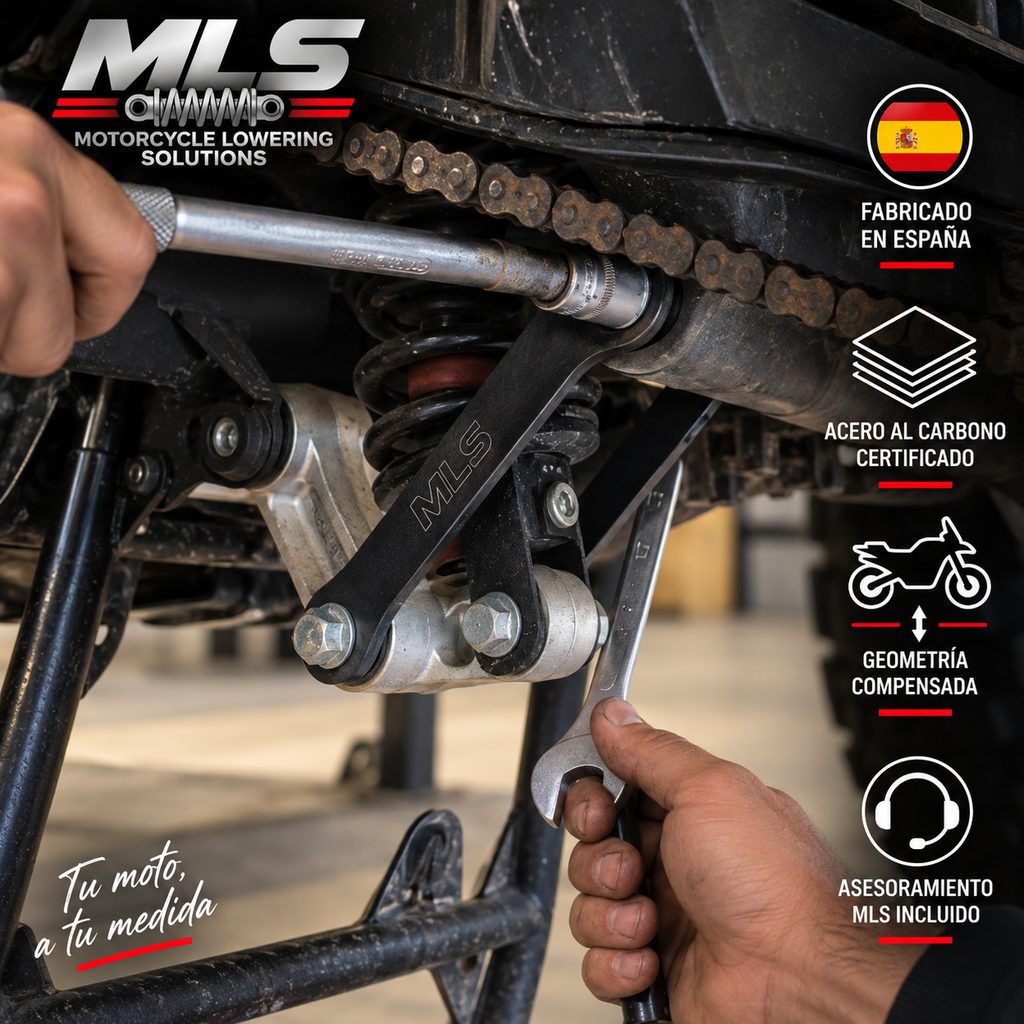 Reductor de Altura Voge DS800 Rally -4cm con Manual de Instalación | MLS